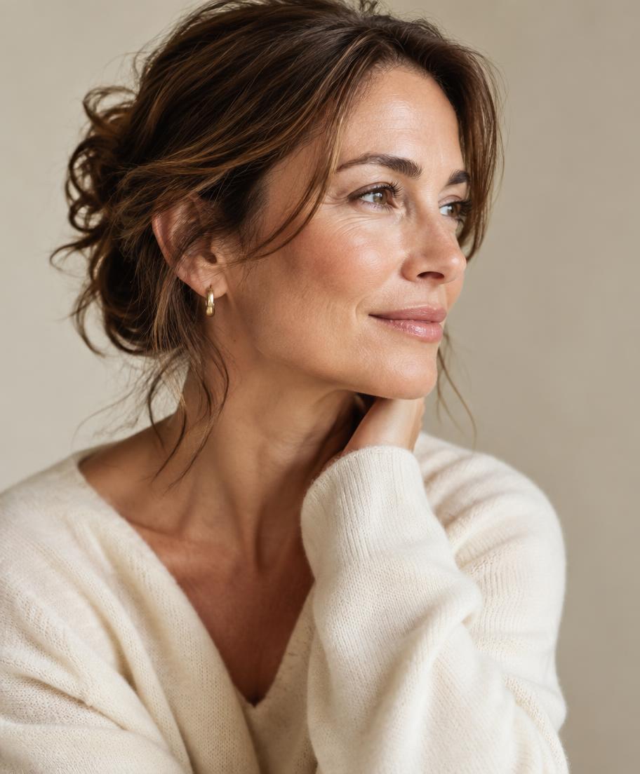 Portrait illustrating natural confidence